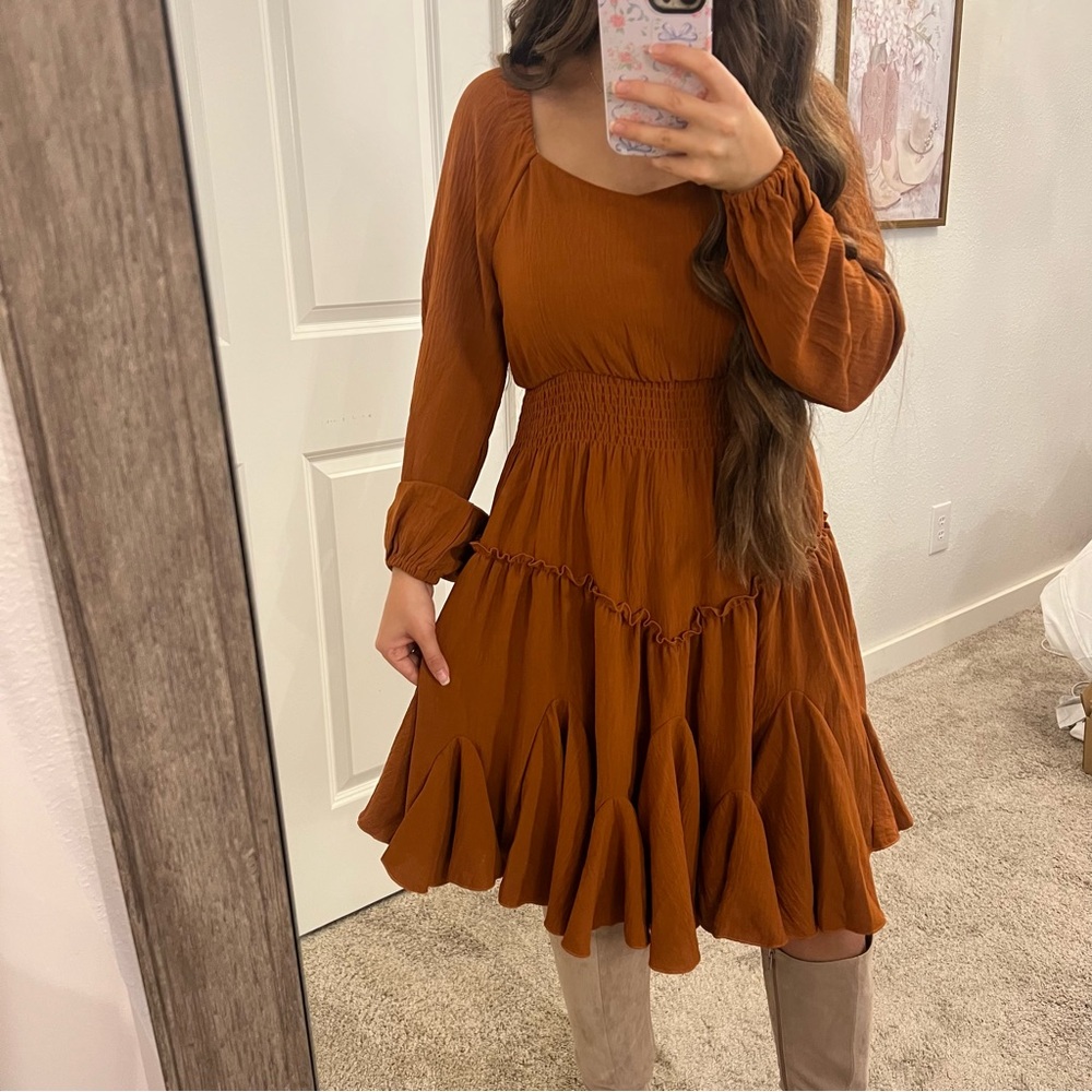 NWOT Ruffle Dress
